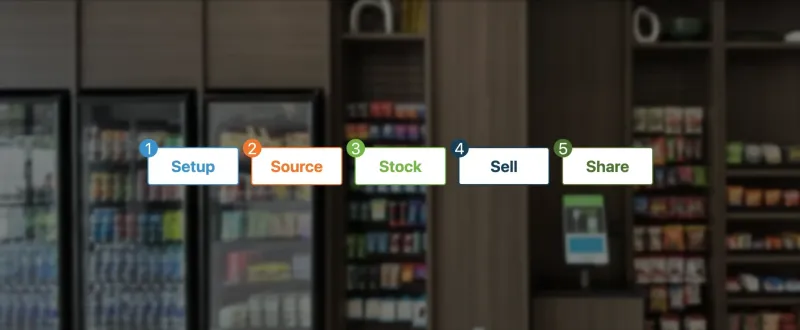 5 Steps stall