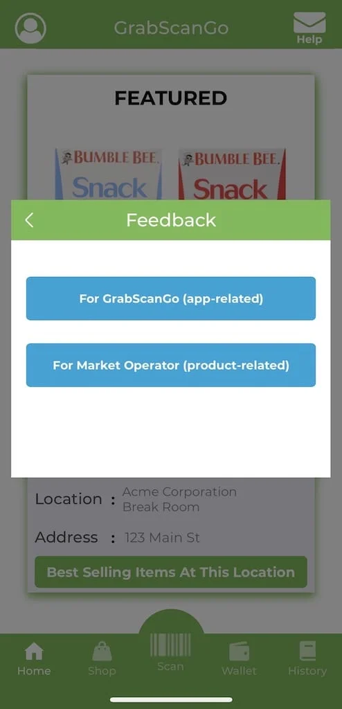 Add Funds to Your Stored Funds Account screenshot