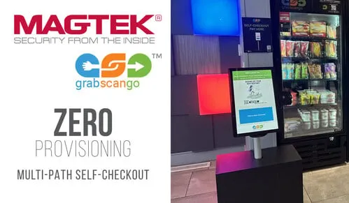 GrabScanGo self-checkout kiosk by MagTek