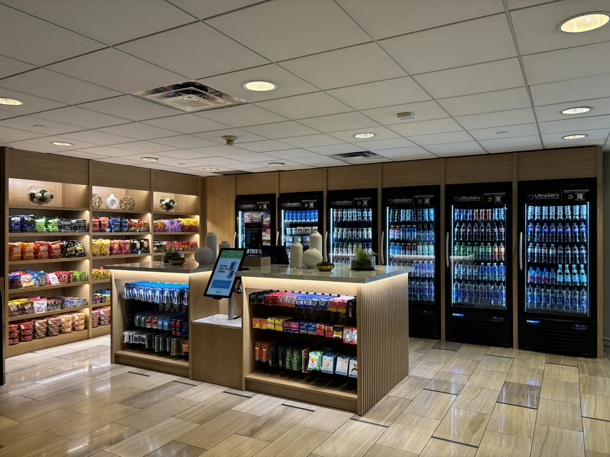 GrabScanGo market at the Sheraton Gateway Los Angeles Hotel